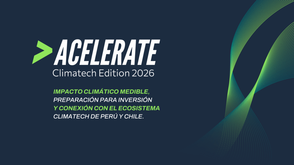 Logo de Acelerate Climatech Edition 2025 - Programa de aceleración para startups.